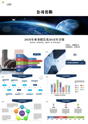 商务高端PPT模板设计
