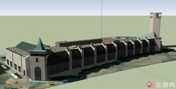 现代化工厂工业建筑设计中的SU模型应用与企业策划整合